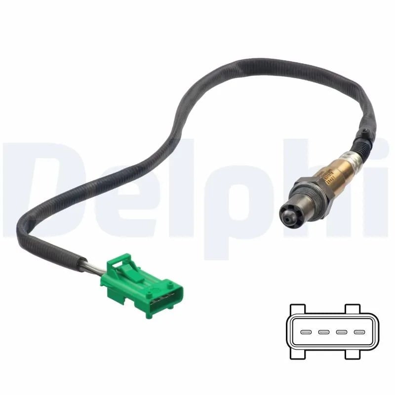 DELPHI ES21316 12B1 Oksijen Sensörü Lambda Sensörü 1618HC uygun fiyat hızlı kargo