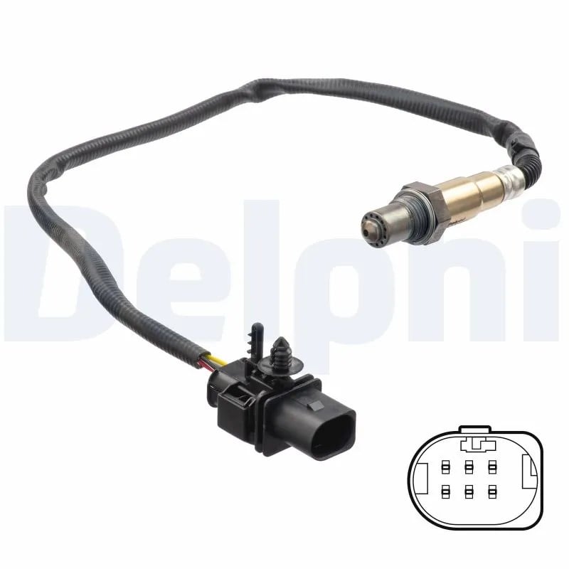 DELPHI ES21351 12B1 Oksijen Sensörü Lambda Sensörü 55564978 uygun fiyat hızlı kargo