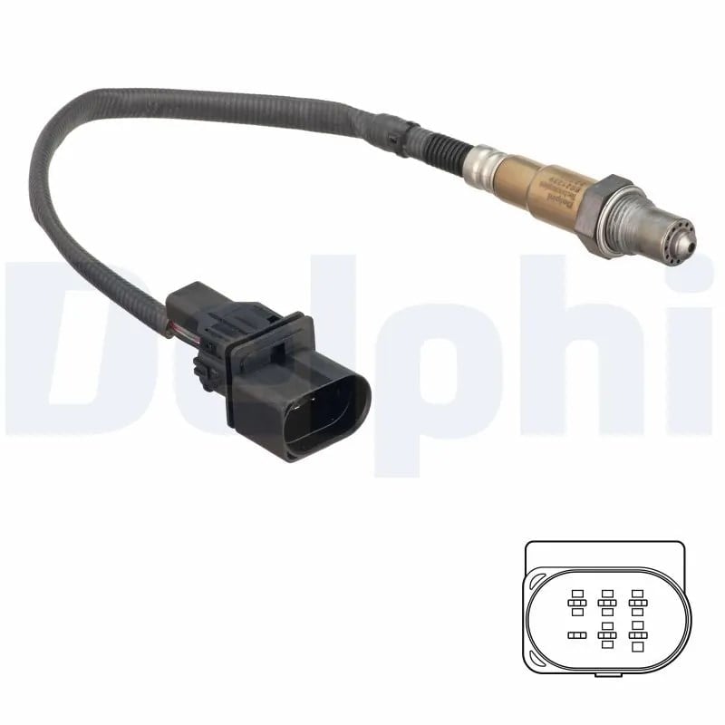 DELPHI ES21239 12B1 Oksijen Sensörü Lambda Sensörü 11787506532 uygun fiyat hızlı kargo