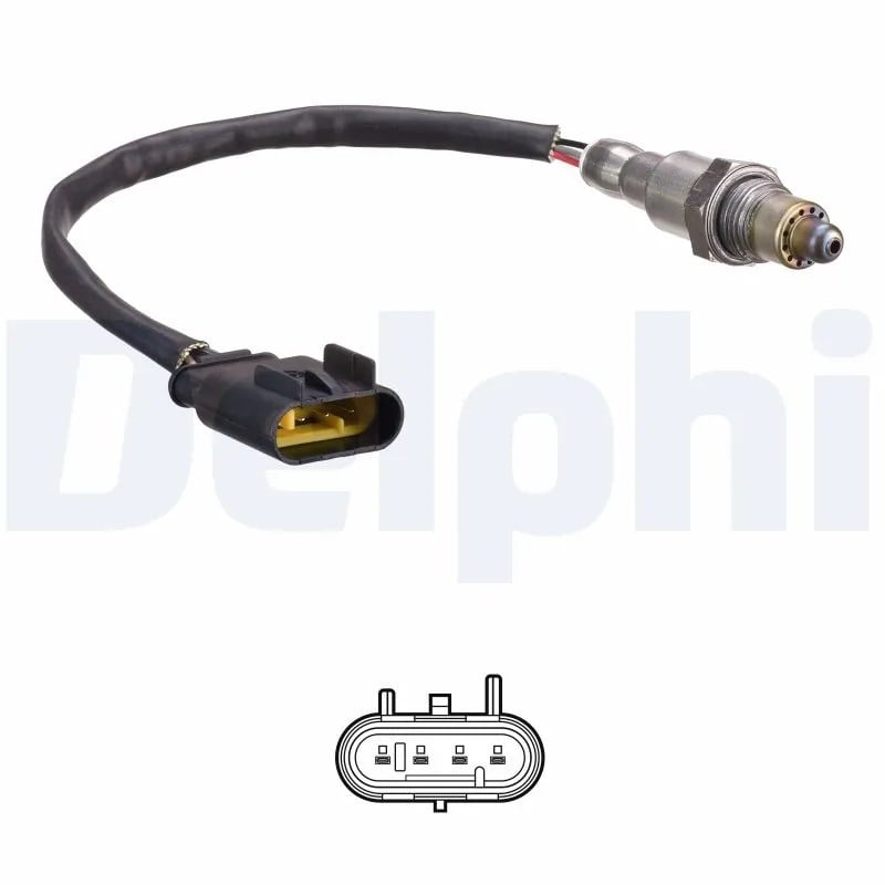 DELPHI ES21201 12B1 Oksijen Sensörü Lambda Sensörü 46347517 uygun fiyat hızlı kargo