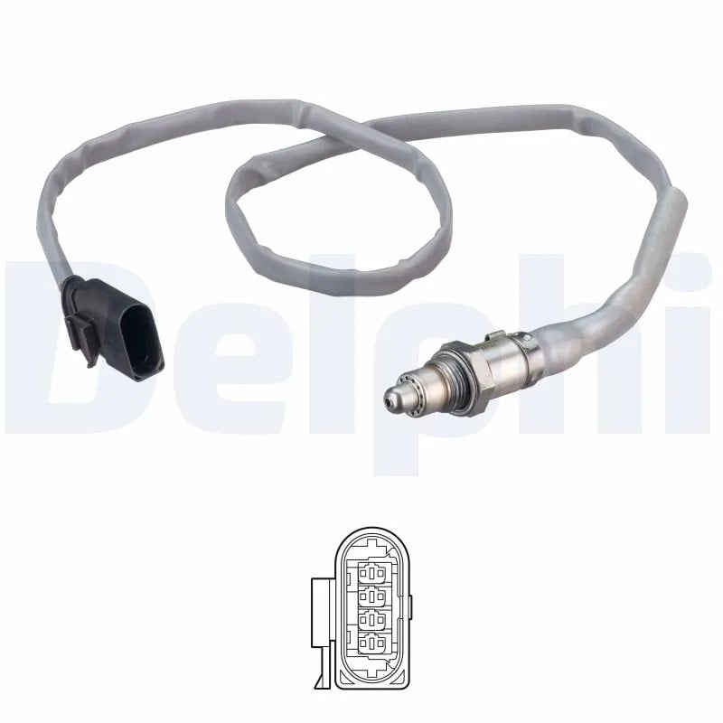 DELPHI ES21272 12B1 Oksijen Sensörü Lambda Sensörü 04E906262AJ uygun fiyat hızlı kargo