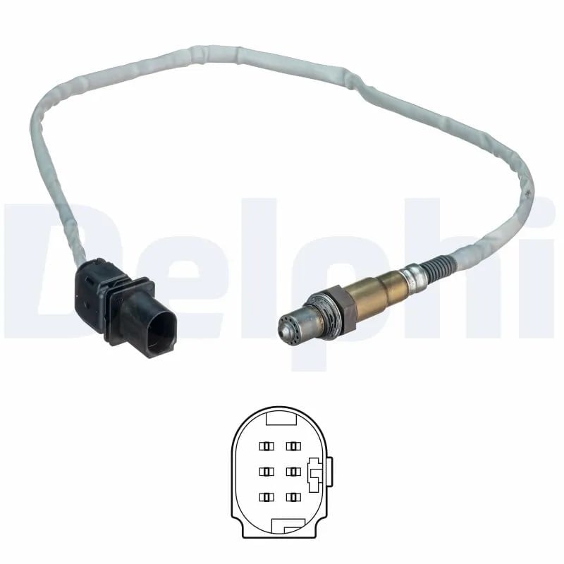 DELPHI ES2054112B1 Oksijen Sensörü Lambda Sensörü 03C906262D uygun fiyat hızlı kargo