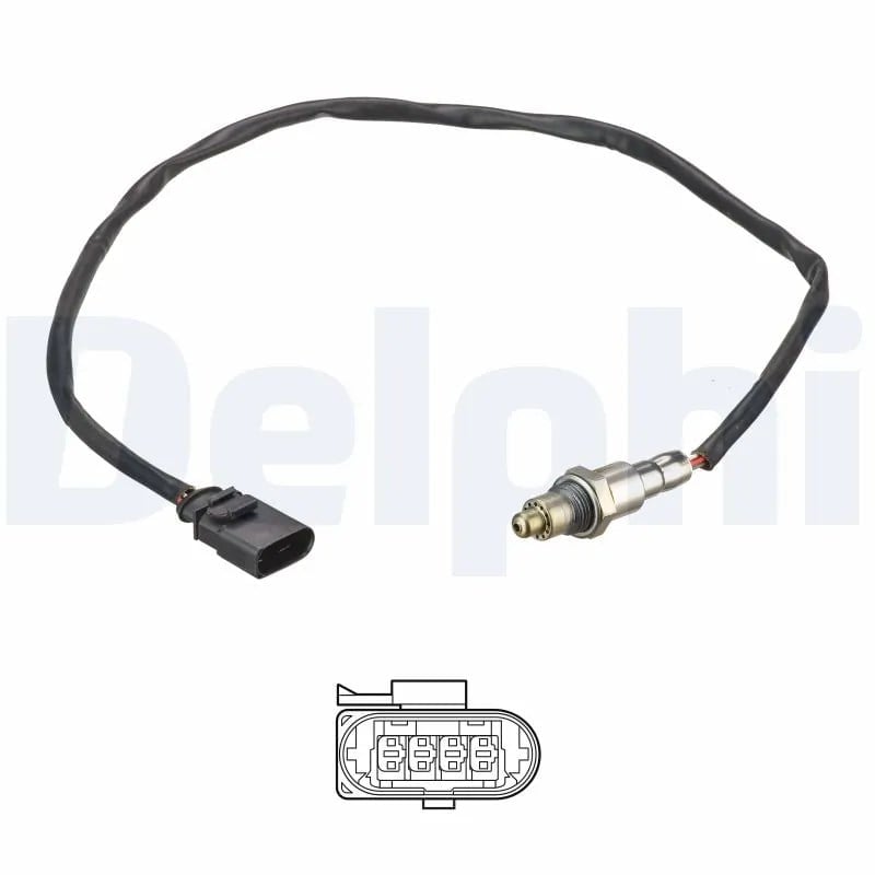 DELPHI ES21192 12B1 Oksijen Sensörü Lambda Sensörü 04E906262BG uygun fiyat hızlı kargo