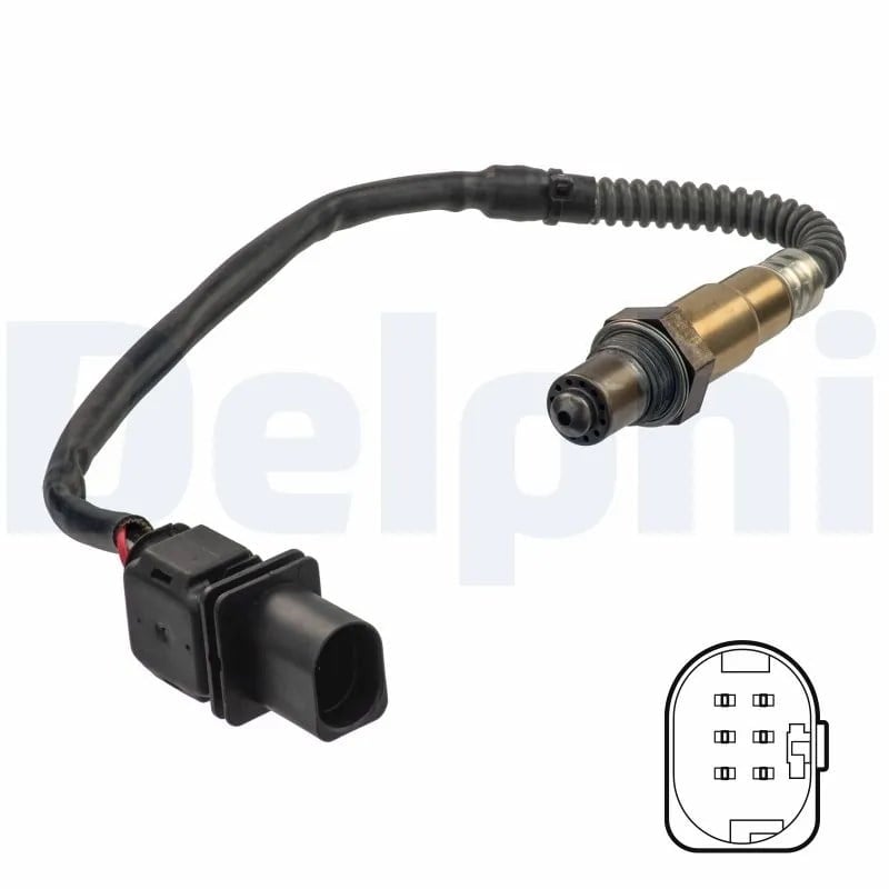 DELPHI ES21156 12B1 Oksijen Sensörü Lambda Sensörü 022906262CA uygun fiyat hızlı kargo