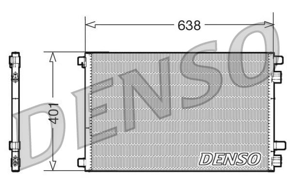DENSO DCN23012 Klima Radyatörü 8200115543 uygun fiyat hızlı kargo