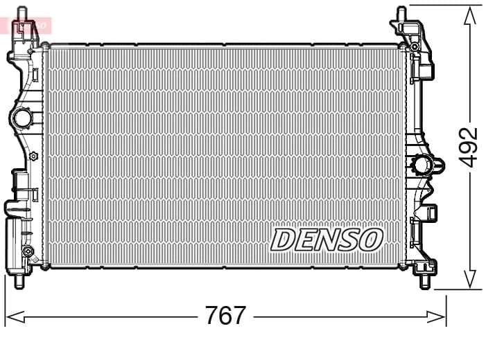 DENSO DRM20019 Su Radyatörü 1300377 uygun fiyat hızlı kargo