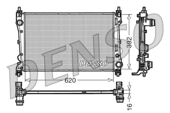 DENSO DRM09113 Su Radyatörü 51812209 uygun fiyat hızlı kargo