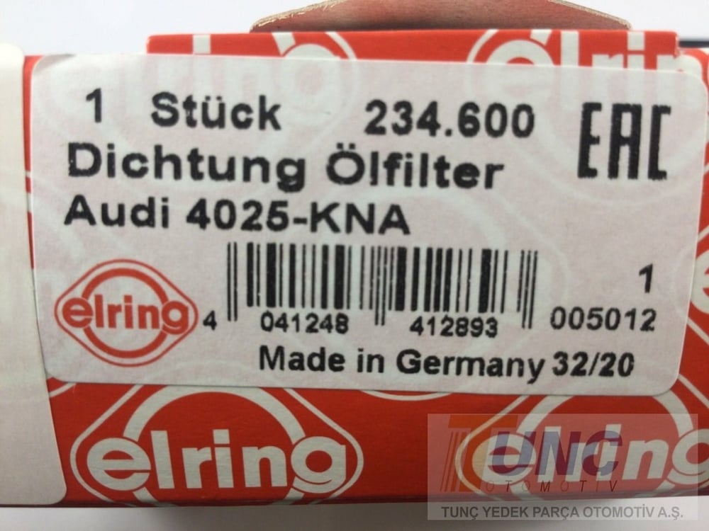 Yağ Filtre Gövde Contası