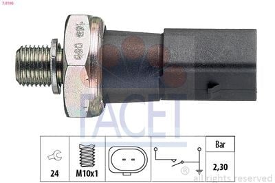 FACET 7 0190 Yağ Basınç Sensörü 059919081G uygun fiyat hızlı kargo