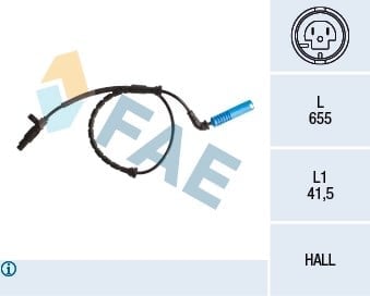 FAE 78261 ABS Devir Sensörü 131518 uygun fiyat hızlı kargo