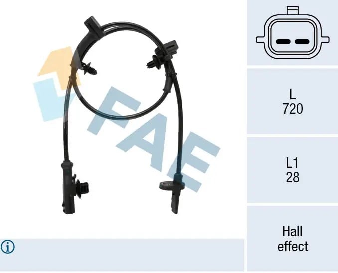 FAE 78546 ABS Devir Sensörü 1809552 uygun fiyat hızlı kargo