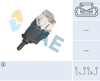 FAE 24893 Fren Pedal Sensörü 253206170R uygun fiyat hızlı kargo