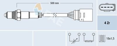 FAE 77138 Oksijen Sensörü Lambda Sensörü 06A906265E uygun fiyat hızlı kargo