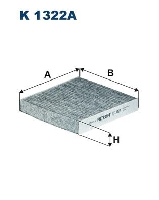 FILTRON K1322A Polen Filtresi 71775823 uygun fiyat hızlı kargo