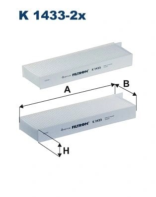 FILTRON K14332x Polen Filtresi 9833350880 uygun fiyat hızlı kargo