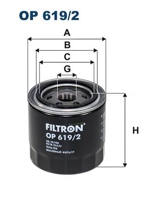 FILTRON OP 619 2 Yağ Filtresi 90915 30003 uygun fiyat hızlı kargo
