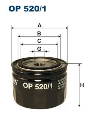 FILTRON OP 520 1 Yağ Filtresi 0008547327 uygun fiyat hızlı kargo