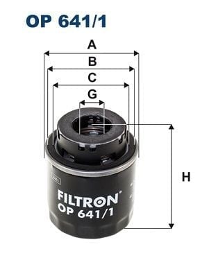 FILTRON OP 641 1 Yağ Filtresi 03C115561J uygun fiyat hızlı kargo