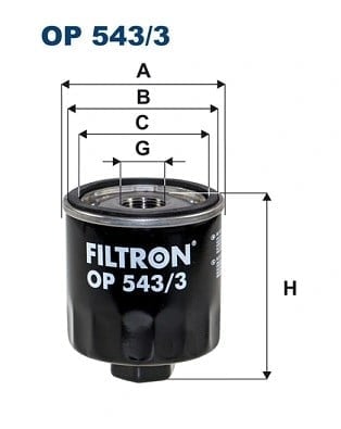 FILTRON OP 543 3 Yağ Filtresi 2027438 uygun fiyat hızlı kargo