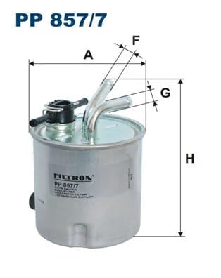FILTRON PP 857 7 Yakıt Filtresi 16400 EC00B uygun fiyat hızlı kargo