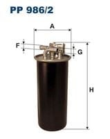 FILTRON PP 986 2 Yakıt Filtresi 4F0127435A uygun fiyat hızlı kargo