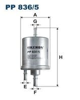 FILTRON PP 836 5 Yakıt Filtresi 4F0201511D uygun fiyat hızlı kargo