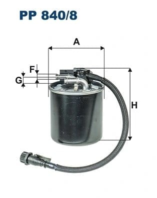 FILTRON PP 840 8 Yakıt Filtresi 6510901552 uygun fiyat hızlı kargo