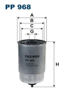 FILTRON PP 968 Yakıt Filtresi 0K2KB13480 uygun fiyat hızlı kargo