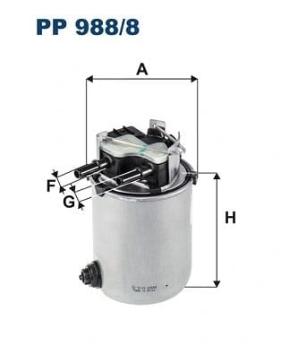 FILTRON PP 988 8 Yakıt Filtresi 16400 4BD0B uygun fiyat hızlı kargo