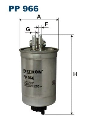 FILTRON PP 966 Yakıt Filtresi 46531688 uygun fiyat hızlı kargo