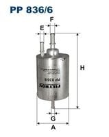 FILTRON PP 836 6 Yakıt Filtresi 4F0201511E uygun fiyat hızlı kargo