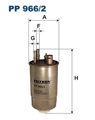 FILTRON PP 966 2 Yakıt Filtresi 1542785 uygun fiyat hızlı kargo