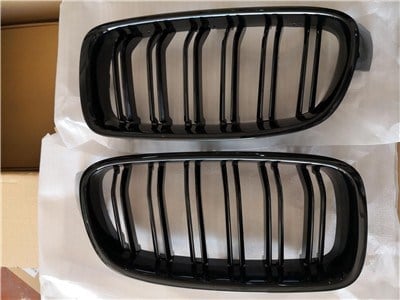 GKL 340943 Ön Panjur Böbrek Parlak Siyah Çift Cıtalı Set Bmw F30 Lcı 2012 2018 GKL 340943 uygun fiyat hızlı kargo