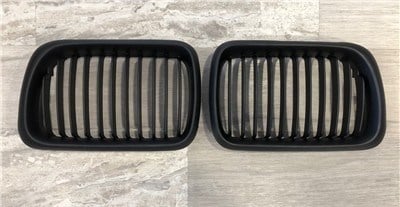 GKL 340892 Ön Panjur Böbrek Set Bmw E36 Mat Siyah 97 99 51138195151 152 uygun fiyat hızlı kargo