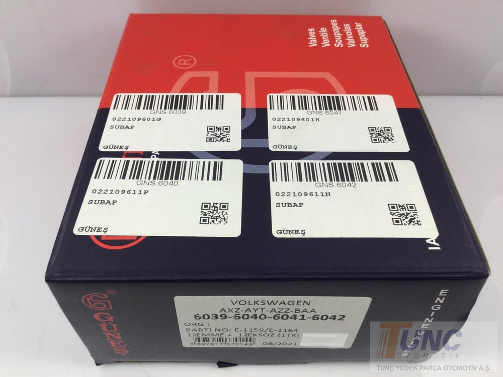 GUNES 6042 Supap 022109611N uygun fiyat hızlı kargo