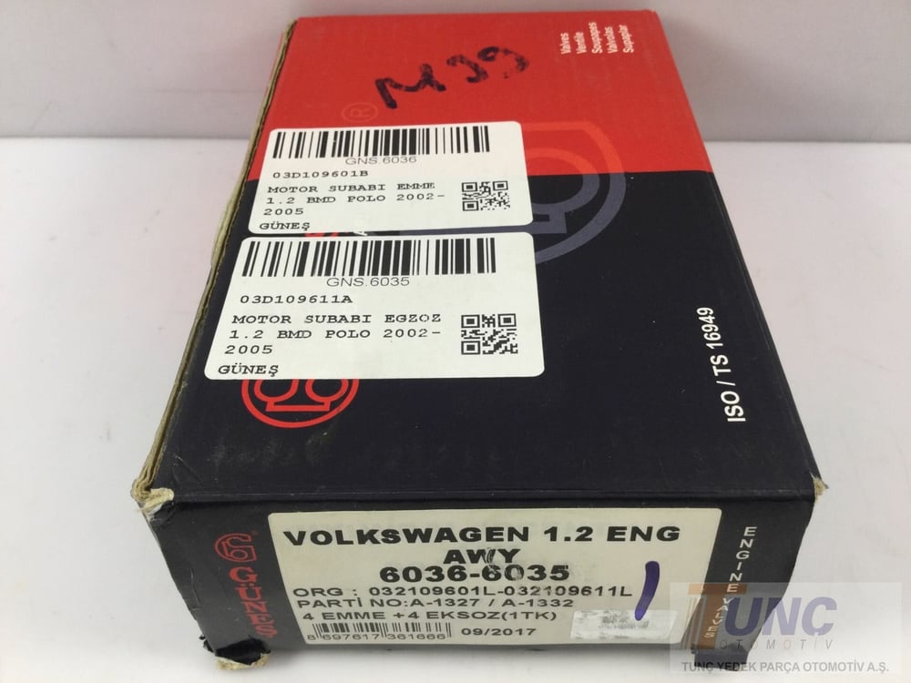 GUNES 6036 Supap 03D109601B uygun fiyat hızlı kargo