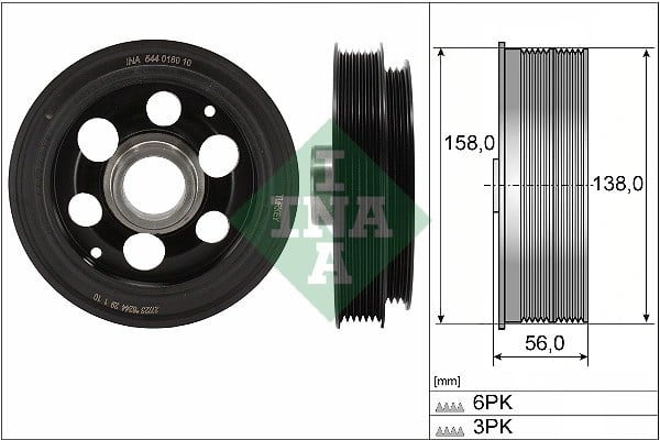 INA 544018010 Krank Kasnağı 2011538 uygun fiyat hızlı kargo