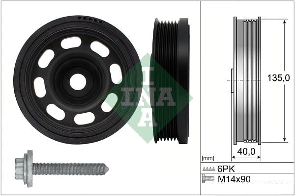 INA 544 0184 20 Krank Kasnağı 04C105243D uygun fiyat hızlı kargo