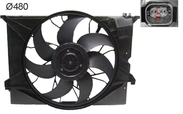 MAHLE CFF 486 000S Fan Motoru 2215000493 uygun fiyat hızlı kargo