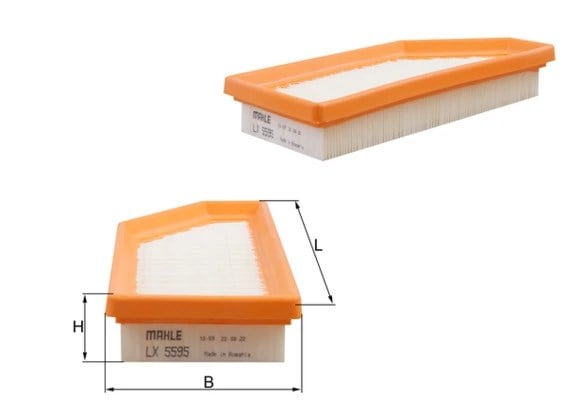 MAHLE LX5595 Hava Filtresi 165468957R uygun fiyat hızlı kargo