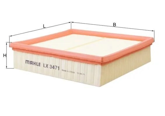 MAHLE LX 3471 Hava Filtresi 165465DA0A uygun fiyat hızlı kargo
