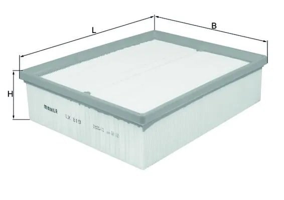 MAHLE LX 819 Hava Filtresi 06C133843 uygun fiyat hızlı kargo