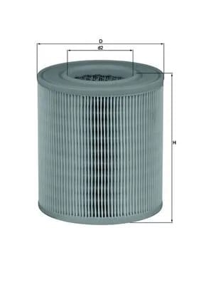 MAHLE LX 1253 Hava Filtresi 4F0133843A uygun fiyat hızlı kargo