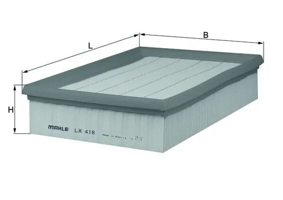 MAHLE LX 418 Hava Filtresi 6U0129620 uygun fiyat hızlı kargo