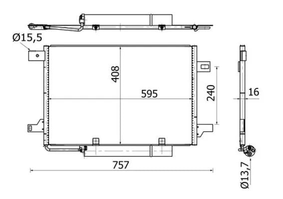 MAHLE AC 369 000S Klima Radyatörü 1695000354 uygun fiyat hızlı kargo