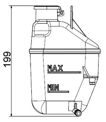 MAHLE CRT88001S Motor Su Deposu 17107509071 uygun fiyat hızlı kargo
