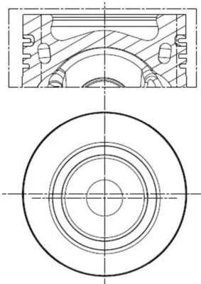 MAHLE 028 PI 00141 000 Piston Segman 04L107065A uygun fiyat hızlı kargo
