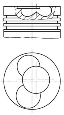MAHLE 030PI00041100 Piston Segman 038107065J uygun fiyat hızlı kargo