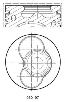 MAHLE 030 97 00 Piston Segman 070107065AK uygun fiyat hızlı kargo
