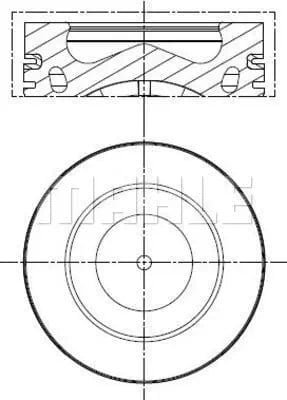 MAHLE 028 PI 00121 000 Piston Segman 03L107065J uygun fiyat hızlı kargo